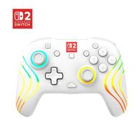 Turtle Beach Afterglow Wave Blanco Mando de juego RGB inalámbrico para Nintendo Switch 2
