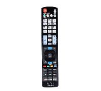 DCU TECNOLOGIC | Mando a Distancia LG Smart TV | Control Remoto TV | Compatible con Smart TV LG | Botón para Netflix y Prime Video | Negro