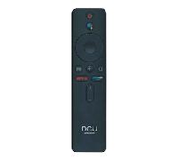 DCU Tecnologic Mando a Distancia para televisores Xiaomi MI Control Remoto TV con Control de Voz Botón para Netflix y Prime Video Negro