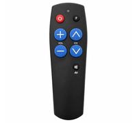 Mando Universal TV para Mayores, Control Remoto con Botones Grandes para Personas Mayores y Baja Visión, Mando Infrarrojo Simplificado Compatible con Televisores, Fácil Uso Diario