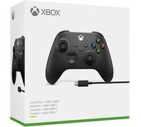 Microsoft Xbox Wireless Controller + USB-C Cable Negro Gamepad Analógico/Digital PC, Xbox One, Xbox One S, Xbox One X, Xbox Series S, Xbox Series X