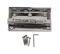 Mandolin Bridge 8 String | Metal Bridge Replacement for Mandolin | Adjustable Saddle Bridge Plate for Mandolin/Violin Family Instruments | Glossy Finish, Easy Installation