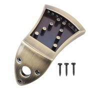 Mandolin Tailpiece Aleya de zinc 8 cuerdas Cuerpo de mandolín con tornillos para músicos profesionales Instrumento musical Parte 20 mm Espacio de 8.8 mm de espesor