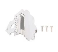 Mandolin Tailpiece Aleya de zinc 8 cuerdas Triangle Shape Mandolin Reemplazo de para mandolina 8 cuerdas instrumentos musicales de mandolina