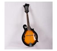 Mandolina Acústica Hecha A Mano De 8 Cuerdas Estilo F Tapa De Madera Contrachapada De Abeto Clavijero De Caoba Flameado Mandolina para Adultos