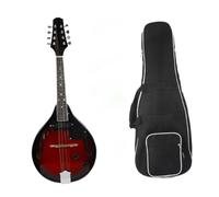 Mandolina Con Estuche Instrumento Mandolina Acústica De 8 Cuerdas Instrumento De Cuerda Diseñado Profesionalmente Con Rico Timbre Para Principiantes Y Adultos