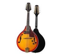 Mandolina Con Estuche Instrumento Mandolina Eléctrica Profesional De 8 Cuerdas Instrumento Melódico Clásico Estilo A Con Mochila De Transporte(Mandolin)