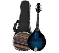 Mandolina Con Estuche Instrumento Mandolina Un Estilo Instrumento De 8 Cuerdas Mandolina Acústica De Caoba Instrumento Musical Para Adultos Principiantes(A)