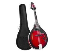 Mandolina Con Estuche Instrumento Un Estilo Acústico Eléctrico Mandolinas Instrumento Vintage Rojo Sunburst Madera De Caoba Para Adultos Principiantes