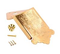 Mandolina de repuesto de tipo cerrado, triángulo de metal para 8 cuerdas con tornillos, triángulo de metal