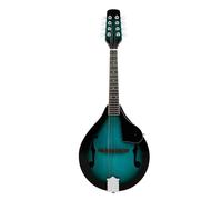Mandolina Electroacústica De Madera Maciza 8 Cuerdas Instrumento Musical Con Diapasón Palisandro Actuación Profesional Set De Mandolina(3/4)