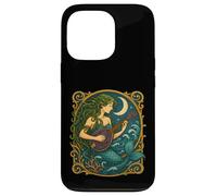 Mandolina Sirena Art Nouveau Shantycore Carcasa para iPhone 13 Pro