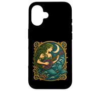 Mandolina Sirena Art Nouveau Shantycore Carcasa para iPhone 16