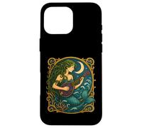 Mandolina Sirena Art Nouveau Shantycore Carcasa para iPhone 16 Pro Max