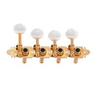 Mandolinas de estilo F Golden Gate FM-4 sintonizadores 2 placas con cuatro sintonizadores (4 de 4) de oro