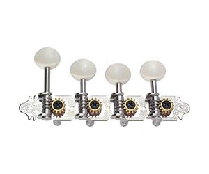 Mandolinas de estilo F Golden Gate FM-5 sintonizadores 2 placas con cuatro sintonizadores (4 de 4) de níquel