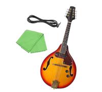 Mandolinas para Principiantes Diapasón Y Puente De Palisandro Estilo A De Mandolina Eléctrica De 8 Cuerdas Con Tela De Cuerdas De Cable