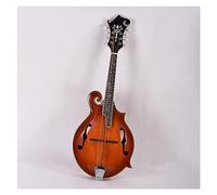 Mandolinas para Principiantes Mandolina Acústica De 8 Cuerdas Estilo F Hecha A Mano Tapa De Abeto Macizo Cuerpo De Arce Flameado Parte Trasera Y Lateral
