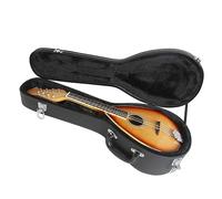 Mandolinas para Principiantes Panel Trasero De Empalme De Madera Maciza De Mandolina De 8 Cuerdas, Panel De Madera Contrachapada De Abeto Con Estuche De Cuero