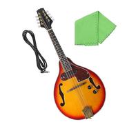 Mandolinas para Principiantes Un Estilo De 8 Cuerdas Cuerpo De Abeto Mandolina Diapasón De Palisandro Instrumento De Cuerda Ajustable Para Principiantes