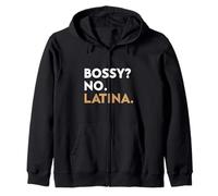 ¿Mandona? No. Latina. Latina Empoderamiento Mujeres Orgullo Hispano Sudadera con Capucha