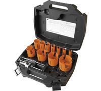 MANDREX SuperXcut - Juego de sierras de corona (6 piezas, 25-82 mm)