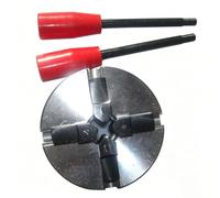 Mandril 4/5/6 Pulgadas Para Torno Madera 4 Mordazas Autocentrante, Rosca 1"-8TPI, Rango De Apriete 0,11"-3,93", Para Cuenco Bolígrafo Torneado De Husillo Bricolaje DIY Y Profesionales(4inch)