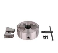 Mandril Autocentrante De 2 Mordazas K10-80/100/125/160/200/250, Precisión 0,06 Mm, 1700-4000 RPM, 25-85 N·m, Para Tornos CNC Y Manuales, Mecanizado De Piezas Cuadradas Y Planas(10inch)
