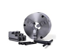 Mandril Autocentrante De 3 Mordazas Con Montaje Frontal K21-80/100/125/130/160/200/250, Para Tornos CNC, Tornos Horizontales Para El Mecanizado De Ejes, Discos Y Piezas Mecánicas(160mm)