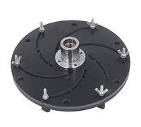 Mandril centrífugo autocentrante de aleación de aluminio Longworth para carpintería negro M33 * 3,5 (250 mm)