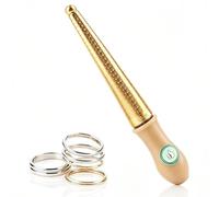 Mandril de anillos, varilla medidora de tamaño de anillo de cobre estándar | Las marcas varían de 1 a 33, herramienta de medición económica y precisa, para dimensionar anillos de dedo, se a aplicaciones