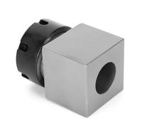 Mandril de Bloque de Pinza ER32, Acero para Herramientas Endurecido, Orificio Pasante para Máquina de Grabado de Torno, Máquinas CNC (Eacamvb4swerz10-02)