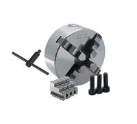 Mandril de cojinete de torno, Nuevo K12 torno Chuck 4 mandíbula autocentrante Manual K12-80 K12-100 K12-125 K12-130 K12-160 con accesorios de herramientas de máquina de torneado(K12-160)