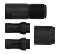 Mandril de conversión de accesorio de amoladora - Adaptador de amoladora recta de acero al carbono Elite M10 rosca 3 mm Chuck Collet 6 mm convertidor herramienta de ángulo herramienta de modificación