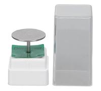 Mandril de Discos de Papel de Lija de Repuesto, Mandril de Disco de Papel de Lija de Acero Inoxidable Duradero con Caja de Almacenamiento para Taladro Eléctrico de Uñas