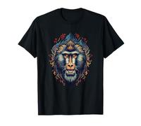 Mandril de montaña Babuino Tribal Wild Spirit Camiseta
