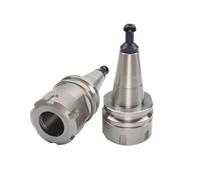 Mandril de pinza de equilibrio Mandril de torno de equilibrio ISO30 ER32 45L G2.5 30000RPM, portaherramientas CNC de acero inoxidable con accesorios de fresado de perno de tracción(ISO30-ER32-50)