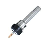 Mandril de pinza de extensión de vástago recto C6 C8 ER8 ER11 ER16 varilla de extensión de diámetro pequeño husillo de motor de vástago paralelo soporte de cortador ER 100L(A Nut,C32-ER32UM-200L)