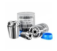 Mandril de pinza resorte ER11, ER16, ER20, ER25, ER32, ER, 0,005 mm precisión,008, for portaherramientas fresado CNC y husillo máquina grabado Pinzas de Resorte(Silver 0.008,ER16-3.0mm)