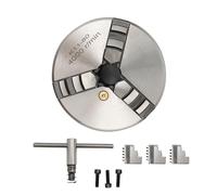 Mandril de precisión 3 mandíbulas 80 mm, mandril de tres mordazas, mandril de tornillo, autocentrado para torno Chuck
