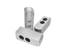 Mandril de presión de aceite hidráulico con mordazas blandas de 5, 6, 8 y 10 pulgadas, 60/90/120 grados, estándar, 3 mordazas(8 inch 120 degree)