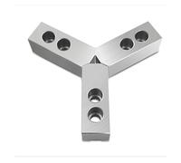 Mandril de presión de aceite hidráulico, mordazas blandas, 6 pulgadas de alto, 60 mm, 120 grados, 3 mordazas