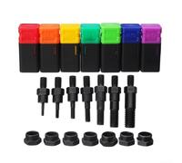 Mandril de repuesto para remache de tuerca de mano para herramienta remachadora, pieza roscada adecuada para métricas y tamaños M5 M6 M8 M10 (10-24)