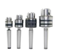 Mandril de taladro de vástago roscado Morse MT1 MT2 MT3 MT4 B10 B12 B16 B18 B22 1-10/1-13/3-16/5-20 for torno CNC, máquina taladradora de madera(MTB2-B10 (0.6-6.0mm))