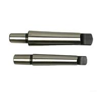 Mandril de taladro MT1 a B16, para adaptador de vástago cónico MORSE para fresadora CNC de torno, acero endurecido DIN 238 con brida de desmontaje, longitud de 97 mm