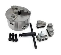 Mandril de Torno, 1set K11 100 3-JAW Torpe de torno manual Metal auto centrado K11-100 Pastilla de torno con mandíbulas Máquinas de torneado Accesorios
