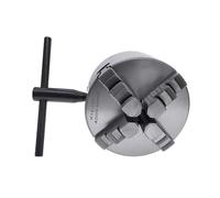 Mandril de torno autocentrante de 4 mordazas K12-100 Portabrocas de desplazamiento de 100 mm for torno pequeño con acero endurecido con dos juegos de mandíbulas