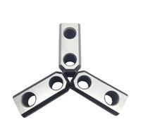 Mandril de torno CNC de 5, 6, 8 y 12 mordazas en pulgadas, soporte de mecanizado de orificio interno, herramienta de corte, bloque de tuerca hueca en T (Color : SBT 10 inch)
