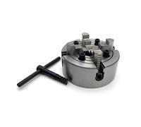 Mandril de torno de 4 mordazas de 160 mm K72-160 - Mandril de torno de metal independiente for mecanizado de precisión