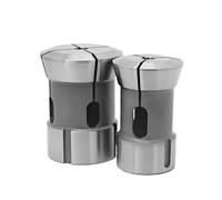 Mandril de torno de Control numérico 36 máquina 46 mandril de pinza de tracción trasera de acero con resorte hidráulico CK46 (diente interno M55 × 2,0) orificio hexagonal